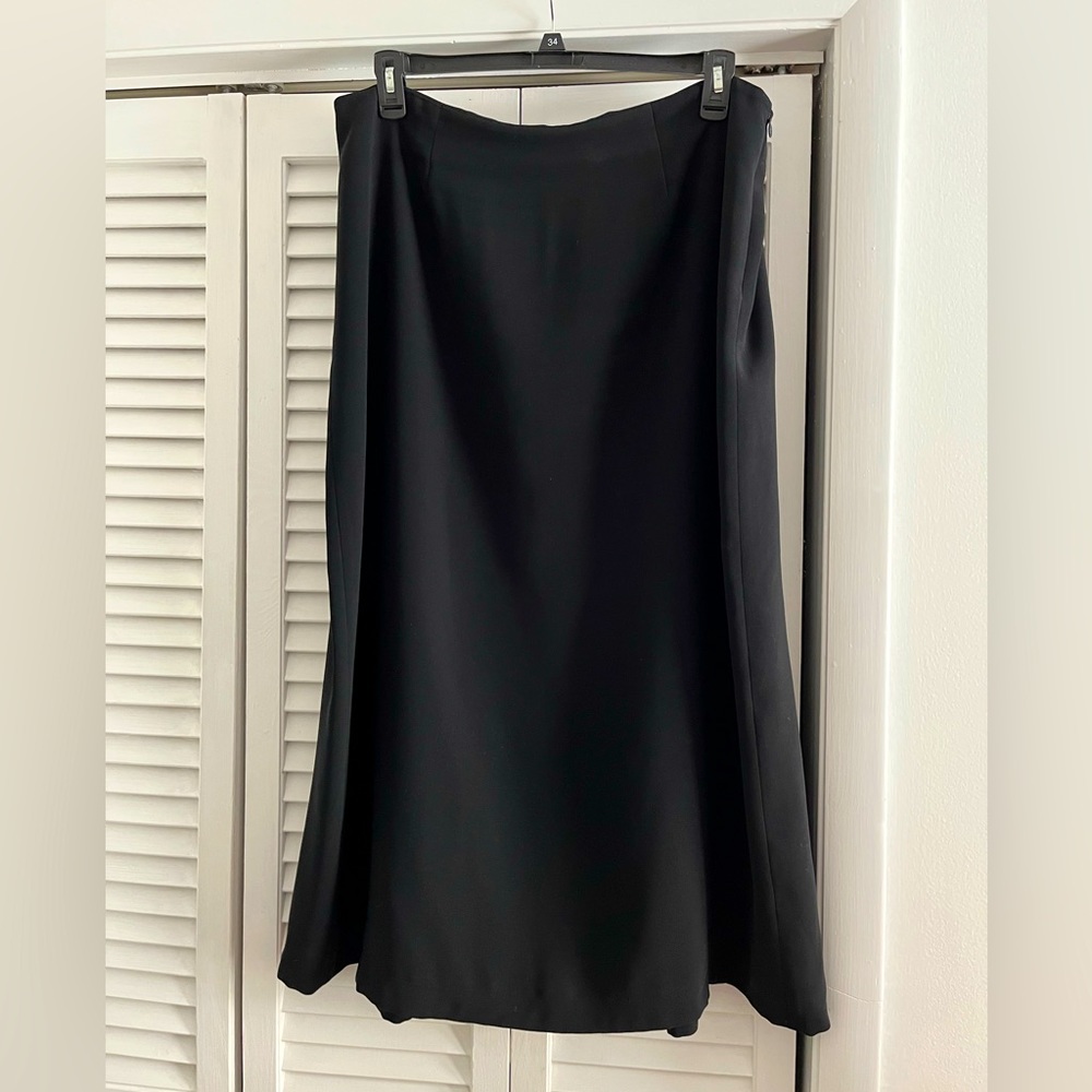 Black full length skirt